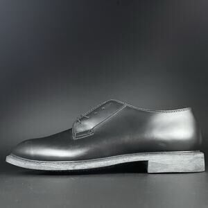 Bates Lites Mens Size 11.5 D High Gloss Black Military Uniform Dress Shoe Oxford